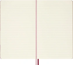 Блокнот Moleskine LIMITED EDITION SAKURA LESU09QP060 Large 130х210мм обложка текстиль 176стр. линейка твердая обложка розовый 2026