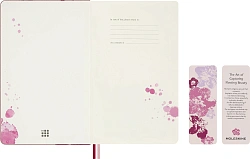 Блокнот Moleskine LIMITED EDITION SAKURA LESU09QP060 Large 130х210мм обложка текстиль 176стр. линейка твердая обложка розовый 2026