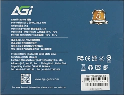 Накопитель SSD AGi PCIe 4.0 x4 2TB AGI2T0G44AI828 AI828 M.2 2280