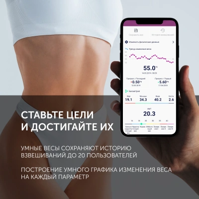 Весы напольные электронные Polaris PWS 1892 макс.180кг графитовый