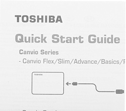 Жесткий диск Toshiba USB3.0 1TB HDTB510EK3AA Canvio Basics 2.5" черный