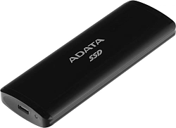 Накопитель SSD A-Data USB-C 256GB ASE760-256GU32G2-CBK SE760 черный