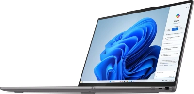 Ноутбук Lenovo Yoga 7 14AHP9 Ryzen 7 8840HS 16Gb SSD1Tb AMD Radeon 780M 14" IPS Touch WUXGA (1920x1200) Windows 11 Home dk.grey WiFi BT Cam Bag (83DK006RRK)