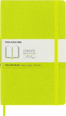 Блокнот Moleskine CLASSIC SOFT QP618C2 Large 130х210мм 192стр. нелинованный мягкая обложка лайм