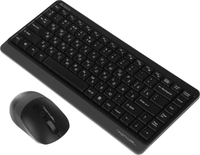 Клавиатура + мышь A4Tech Fstyler FG1110 клав:черный/серый мышь:черный/серый USB беспроводная Multimedia (FG1110 GREY)