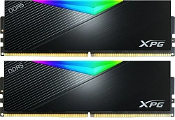 Память DDR5 2x32GB 6000MHz A-Data AX5U6000C3032G-DCLARBK XPG Lancer RGB RTL Gaming PC5-48000 CL30 DIMM 288-pin 1.35В kit dual rank с радиатором Ret
