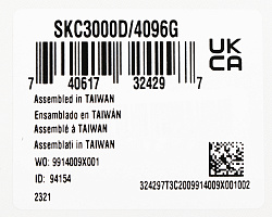 Накопитель SSD Kingston PCIe 4.0 x4 4TB SKC3000D/4096G KC3000 M.2 2280