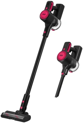 Пылесос ручной Kitfort КТ-5281 250Вт черный/розовый