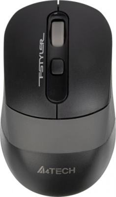 Мышь A4Tech Fstyler FG10S черный/серый оптическая 2000dpi silent беспров. USB для ноутбука 4but (FG10S GREY)