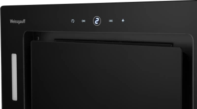 Вытяжка встраиваемая Weissgauff Aura 1350 черный управление: сенсорное (1 мотор)