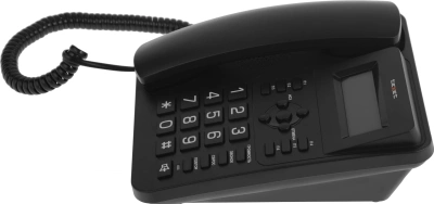 Телефон проводной Texet TX-264 черный