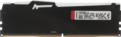 Память DDR5 16GB 5200MHz Kingston KF552C36BBEA-16 Fury Beast Expo RGB RTL Gaming PC5-41600 CL36 DIMM 288-pin 1.25В kit single rank с радиатором Ret