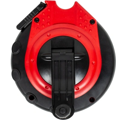 Рулетка строительная RGK R20 дл.полотна 20м изм.шкала в см зацеп простой красный/черный (755894)