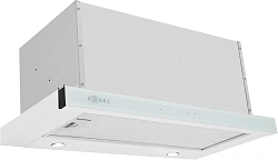 Вытяжка встраиваемая Zugel ZHT652GW белый управление: сенсорное (1 мотор)