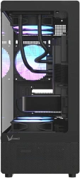 Корпус Formula Crystal Z1CM v2 черный без БП mATX 5x120mm 1xUSB3.0 audio bott PSU