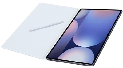 Чехол Samsung для Samsung Galaxy Tab S9 Ultra/S10 Ultra Smart Book Cover поликарбонат/полиуретан голубой (EF-BX910PLEGRU)