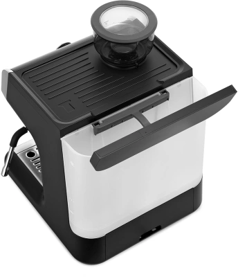 Кофеварка рожковая Kitfort КТ-7173 1550Вт черный/нержавеющая сталь