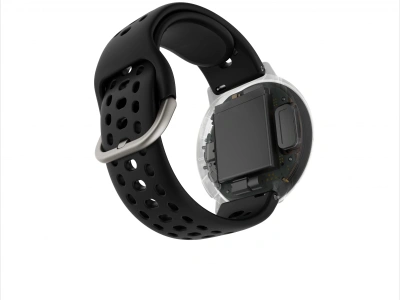 Смарт-часы Amazfit Active 2R A2437 43.9мм 1.32" AMOLED корп.серебристый рем.черный разм.брасл.:135-195мм