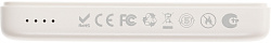 Мобильный аккумулятор Solove W12 5000mAh QC3.0/PD3.0 20W 3A USB-C беспров.зар. бежевый (W12 BEIGE RUS)