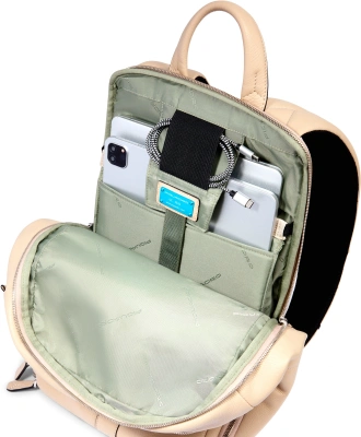 Рюкзак женский Piquadro Than CA6610S135/BE бежевый кожа