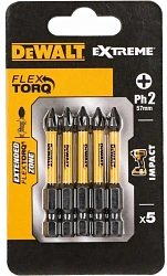 Набор бит DeWalt DT7998T-QZ универсал. (5пред.) для шуруповертов/дрелей