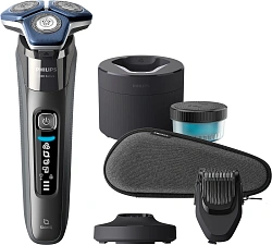 Бритва роторная Philips S7887/58 реж.эл.:3 питан.:аккум. черный