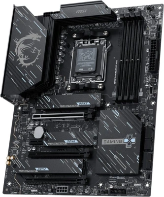 Материнская плата MSI X870E GAMING PLUS WIFI SocketAM5 AMD X870 ATX AC`97 8ch(7.1) 5Gigabit RAID+HDMI