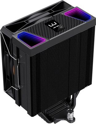 Устройство охлаждения(кулер) Bloody BD-AC220-ARGB1 ARGB Soc-AM5/AM4/1200/1700/1851 черный 4-pin 14-26dB Al+Cu LCD 220W 596gr Ret (BD-AC220-ARGB1-BK)