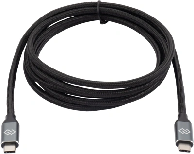 Кабель Digma D-TYPE-C-USB3.2-100W-4K-2M USB Type-C (m)-USB Type-C (m) 2м черный
