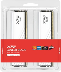 Память DDR5 2x16GB 6000MHz A-Data AX5U6000C2816G-DTLABRWH XPG Lancer Blade RGB RTL Gaming PC5-44800 CL28 DIMM 288-pin 1.4В single rank Ret