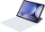 Чехол Samsung для Samsung Galaxy Tab S9+/S9 FE+/S10+ Smart Book Cover поликарбонат/полиуретан голубой (EF-BX810PLEGRU)