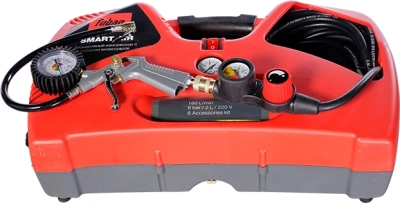 Компрессор поршневой Fubag Smart Air безмасляный 180л/мин 2л 1100Вт красный/черный