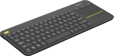 Клавиатура Logitech K400 Plus черный USB беспроводная (920-007173)