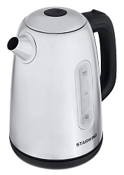 Чайник электрический Starwind SKS3210 1.7л. 2200Вт серебристый/черный корпус: металл/пластик