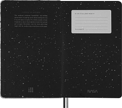 Набор Moleskine Limited Edition NASA-inspired Large линейка серебристый