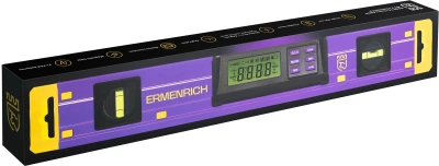 Уровень Ermenrich Verk LY40 цифровой 2глаз. магнит. фиолетовый (83827)
