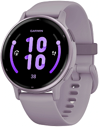 Смарт-часы Garmin Vivoactive 5 30.4мм 1.2" AMOLED корп.сиреневый рем.сиреневый разм.брасл.:125-190мм (010-02862-13)