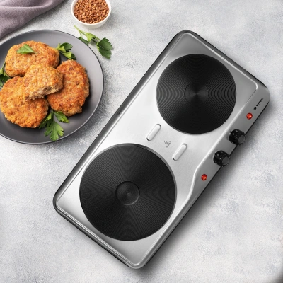 Плита Электрическая Vitek VT-3702 стальной (настольная)