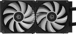Система водяного охлаждения ID-Cooling SL240 XE ARGB Soc-AM5/AM4/1200/1700/1851 черный 4-pin 14-30dB Al+Cu LCD 300W Ret