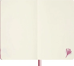 Блокнот Moleskine LIMITED EDITION САКУРА LESU09QP062 Large 130х210мм обложка текстиль 176стр. нелинованный твердая обложка розовый 2026