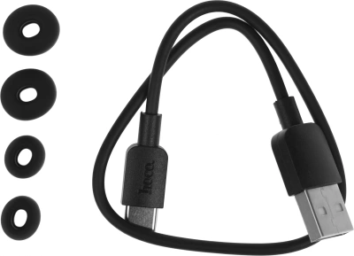 Гарнитура вкладыши Hoco Energy EQ5 черный беспроводные bluetooth в ушной раковине