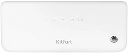 Вакуумный упаковщик Kitfort КТ-1562 ручной 120Вт 0.65Бар шир.пак.:30см белый/синий