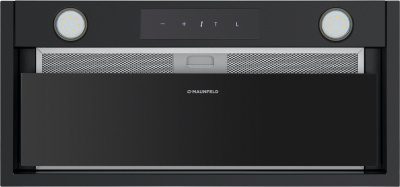 Вытяжка встраиваемая Maunfeld Fantasy Light 60 черный управление: сенсорное (1 мотор)