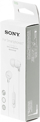 Гарнитура внутриканальные Sony MDR-EX15AP 1.2м белый проводные в ушной раковине (MDR-EX15APW)