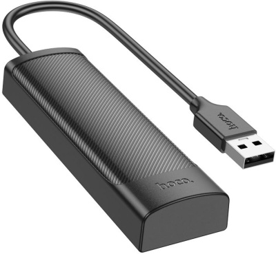 Разветвитель USB Hoco HB41 4порт. черный