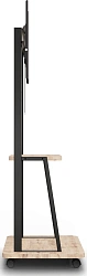 Стойка для телевизора Holder PR-108 черный/дуб 32"-65" макс.40кг напольный мобильный