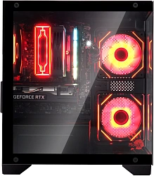 Корпус Bloody BD-CC103 черный без БП mATX 7x120mm 1xUSB2.0 1xUSB3.0 audio bott PSU