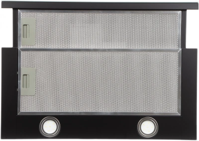 Вытяжка встраиваемая Maunfeld VS Light Glass 60 черный/стекло черное управление: кулисные переключатели (1 мотор)