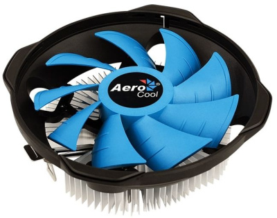 Устройство охлаждения(кулер) Aerocool BAS AUG Soc-AM5/AM4/1151/1200 4-pin 15-26dB Al+Cu 125W 361gr Ret