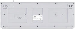 Клавиатура Acer OKW400 белый USB Multimedia (ZL.KBDEE.01B) кабель 1.8м
